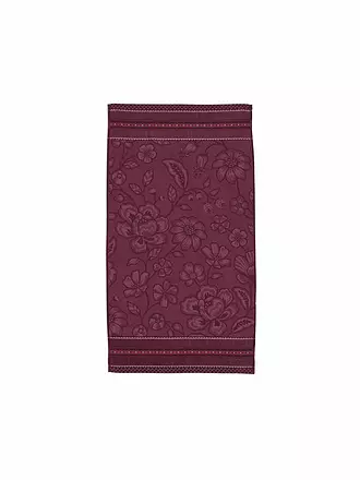 PIP STUDIO | Handtuch  JASMIN JACQUARD 55x100cm Dark Pink | 